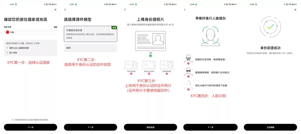 KYC身份验证步骤